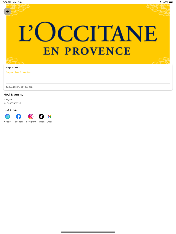 L’Occitane MM VIP Club