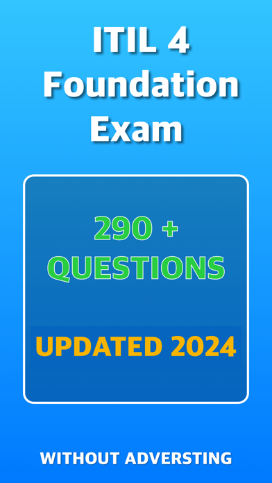 ITIL 4 Foundation Exam 2024 Screenshot