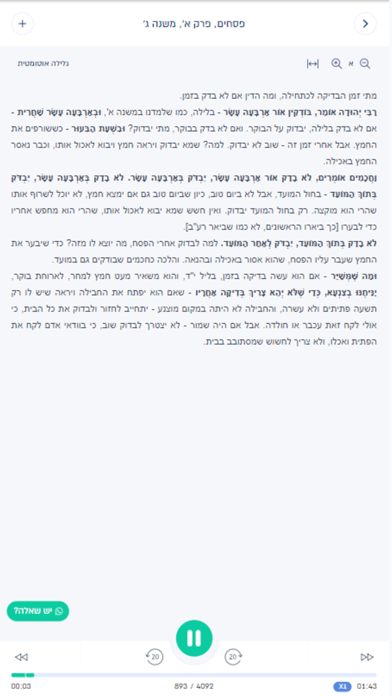 משניום Screenshot