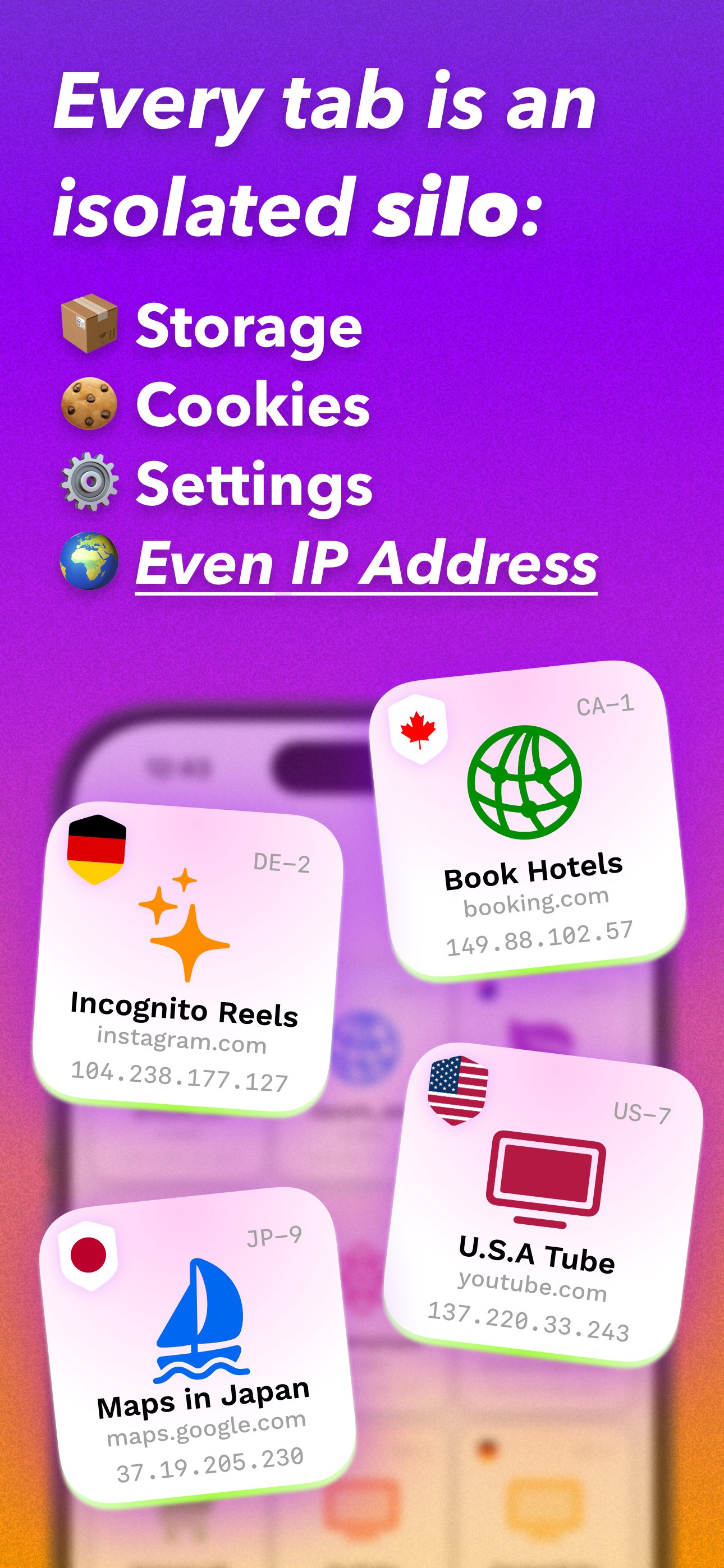 Psylo： Privacy Browser & Proxy 截图 2