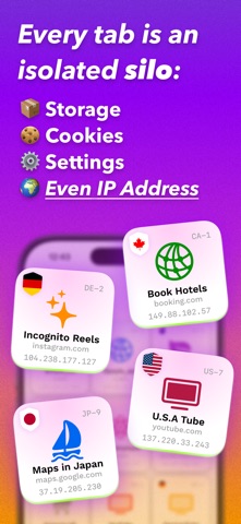 Psylo: Privacy Browser & Proxy Screenshot 2 of 10