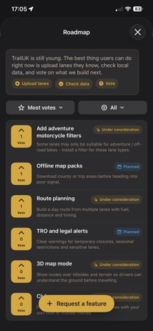 TrailUK iPhone screenshot 7