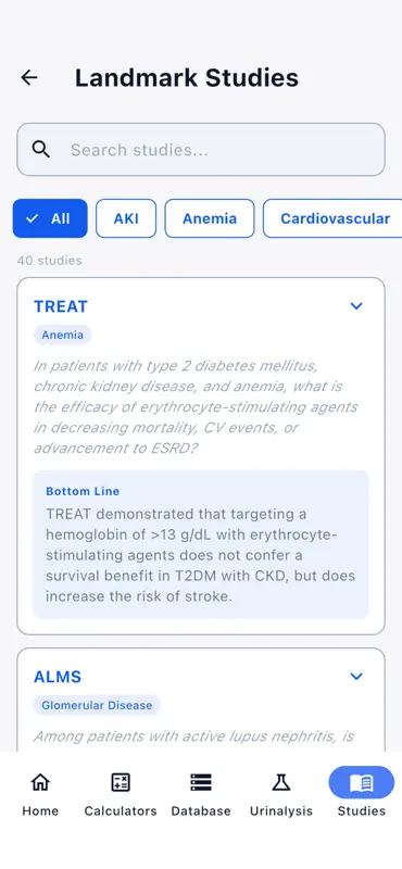 Pocket Nephrology screenshot 5 of 10