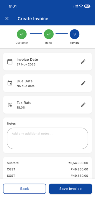 Invoice & Receipt Maker Screenshot 3 of 6