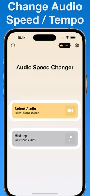 Music Speed Changer - Audio screenshot 1
