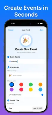 Countdown Widget • screenshot 2