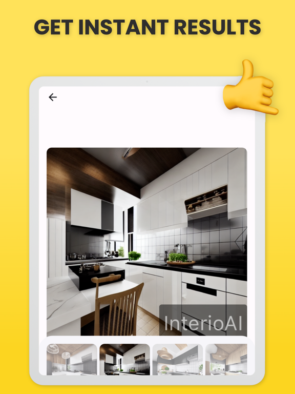 Interior design AI -Interio iPad screenshot 5 - Photo & Video app