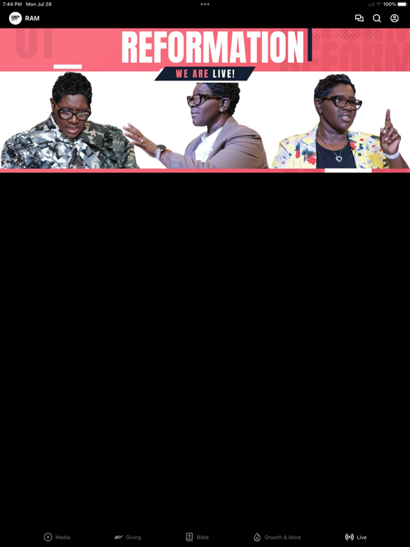 Reformation AM iPad screenshot 3 - Education app