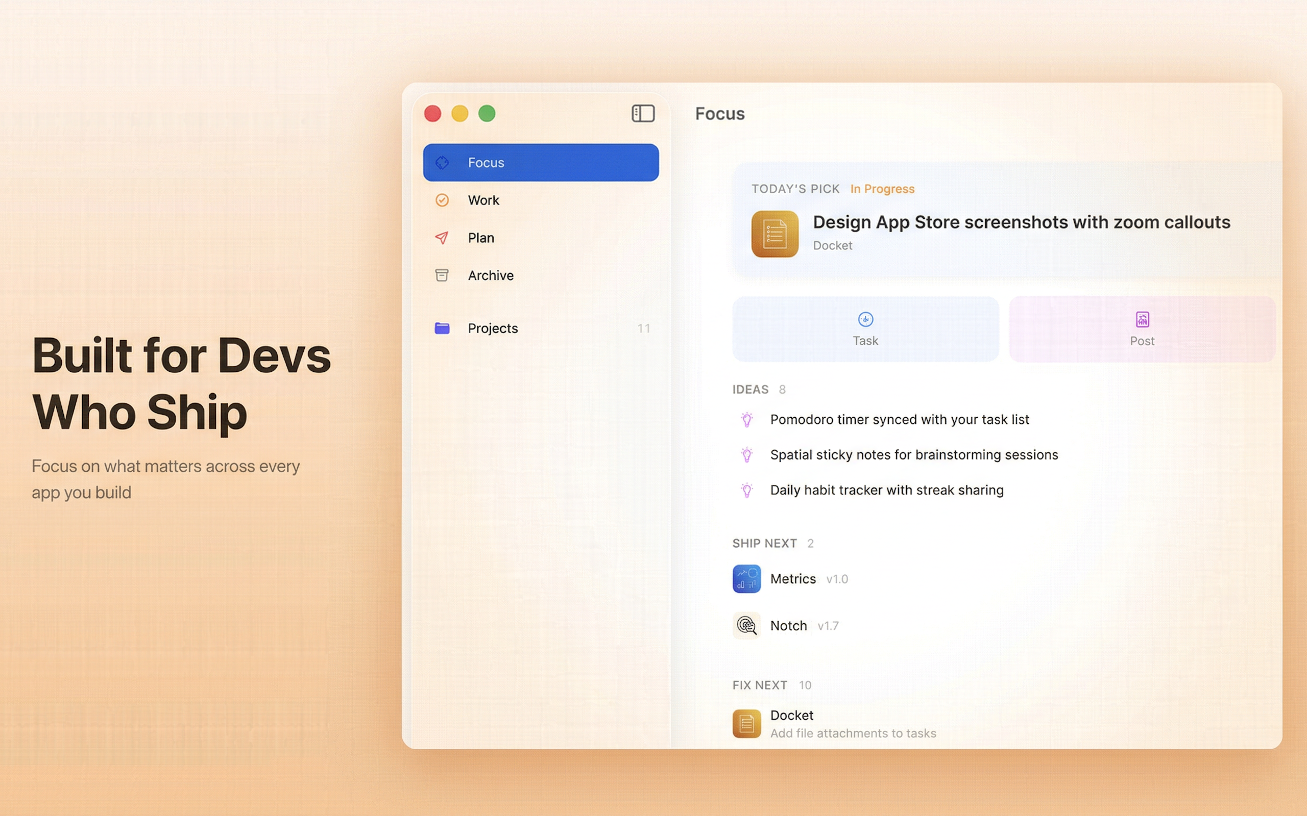 Docket - Dev Release Tracker screenshot 15