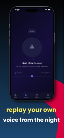 Sleep Talk AI Recorder screenshot