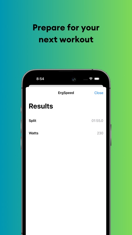 ErgSpeed Rowing Logbook