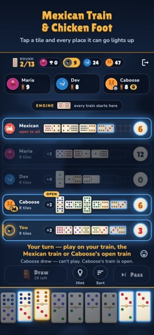 Clackyard: Mexican Train screenshot 1