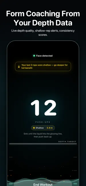 PushUpTrack: Push Up Counter screenshot 4