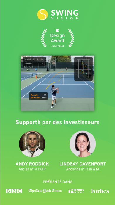 Screenshot #1 pour SwingVision: Tennis Pickleball