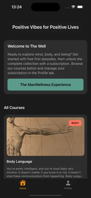 The Well: Body, Mind, Being screenshot 1