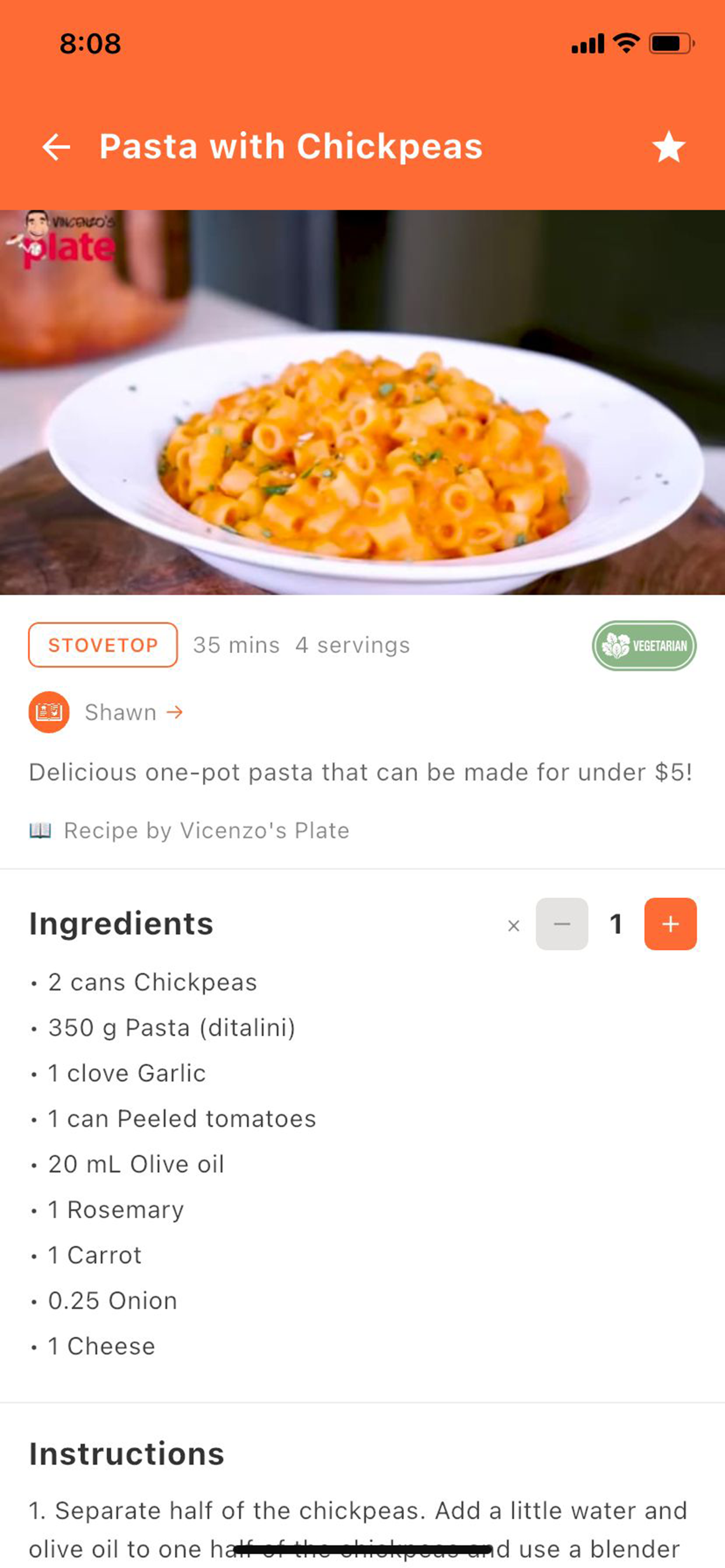 Sipi - Recipe Cookbook screenshot 2