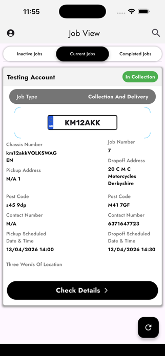 ACV Driver App Screenshot 2 of 3