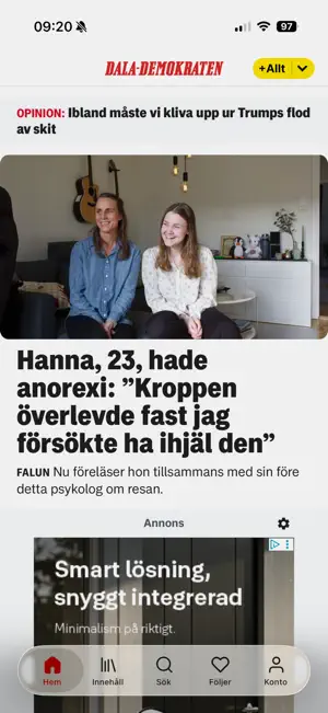 Dala-Demokraten screenshot 1