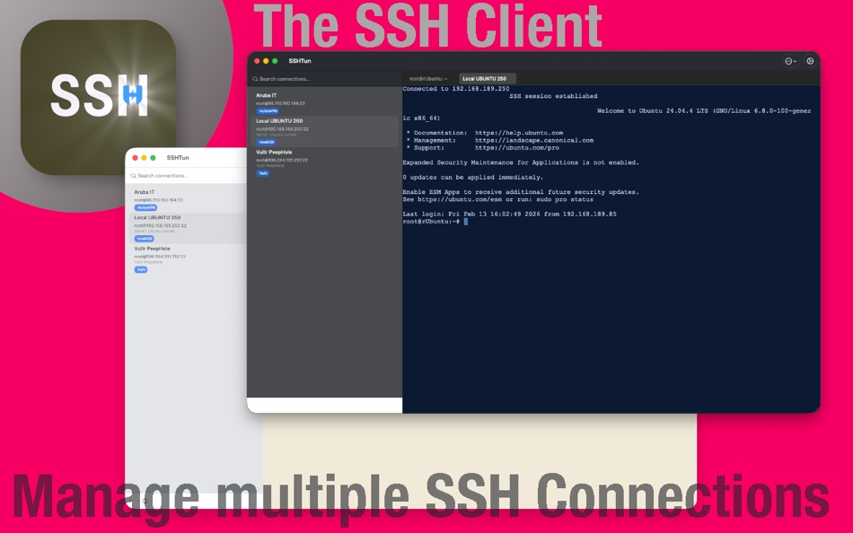 #1. SSH Tun (macOS) 由: Play Around Code App and Map