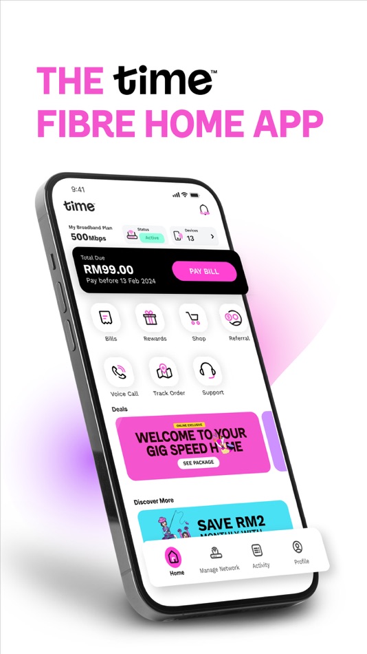 #1. Time Fibre Home (iOS) 由: TIME dotCom Bhd