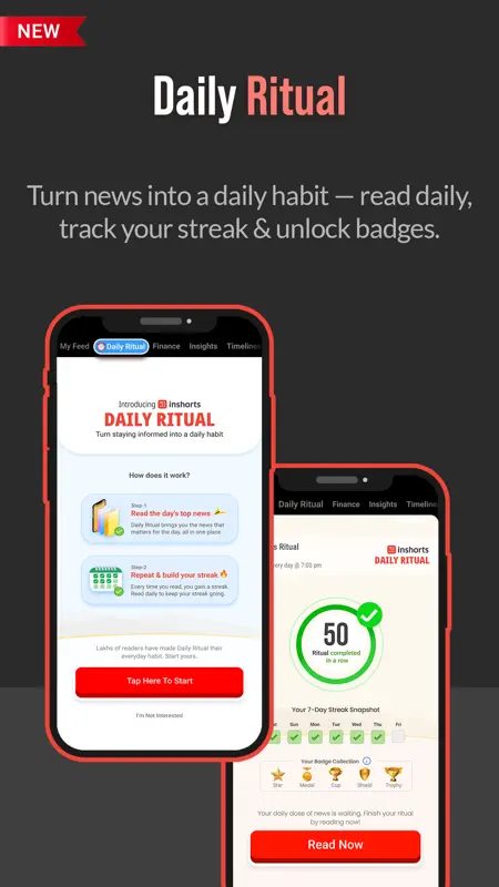 Inshorts screenshot 2 of 8