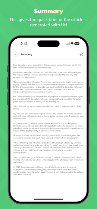 Summarizer: AI Summary Tool Screenshot 2 of 4