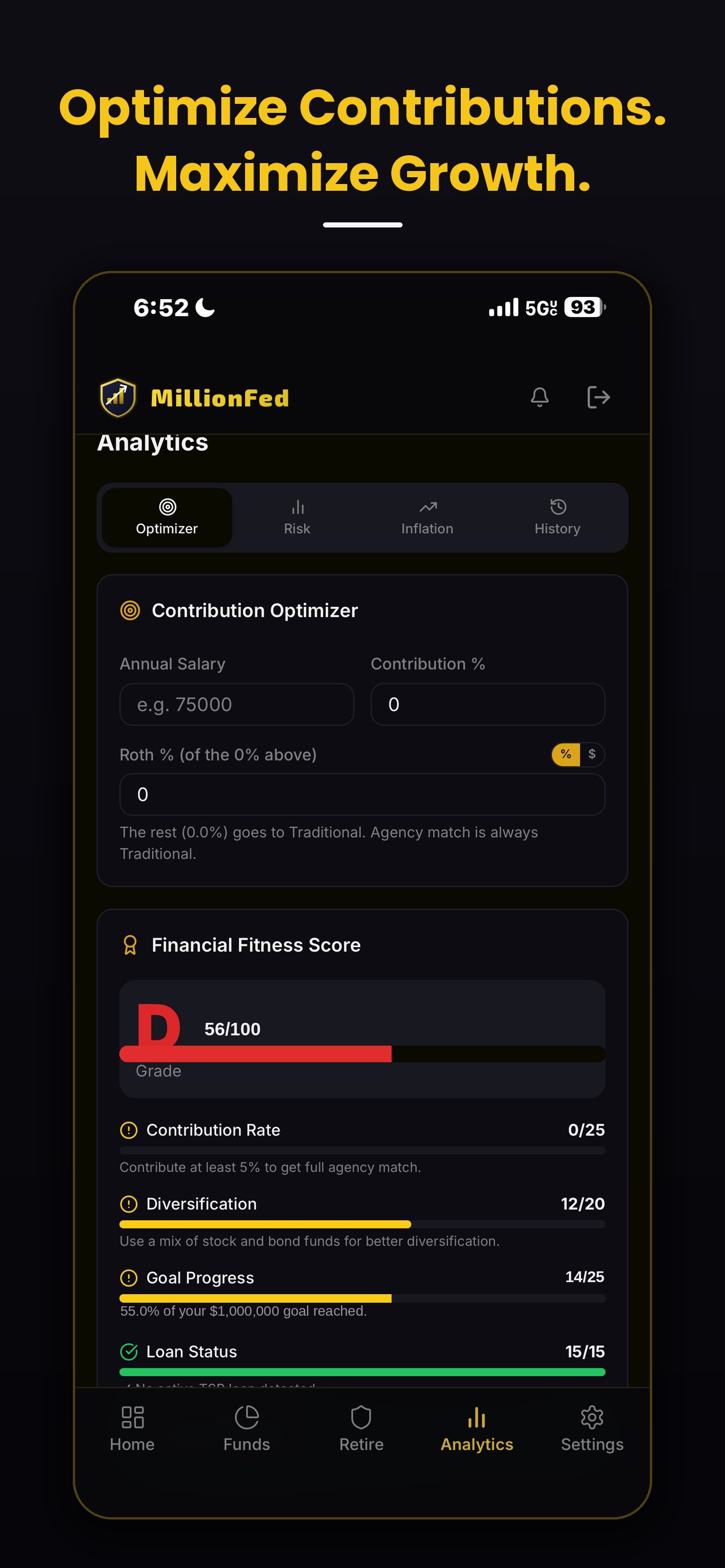 Screenshot 5 of MillionFed: Retirement Tracker