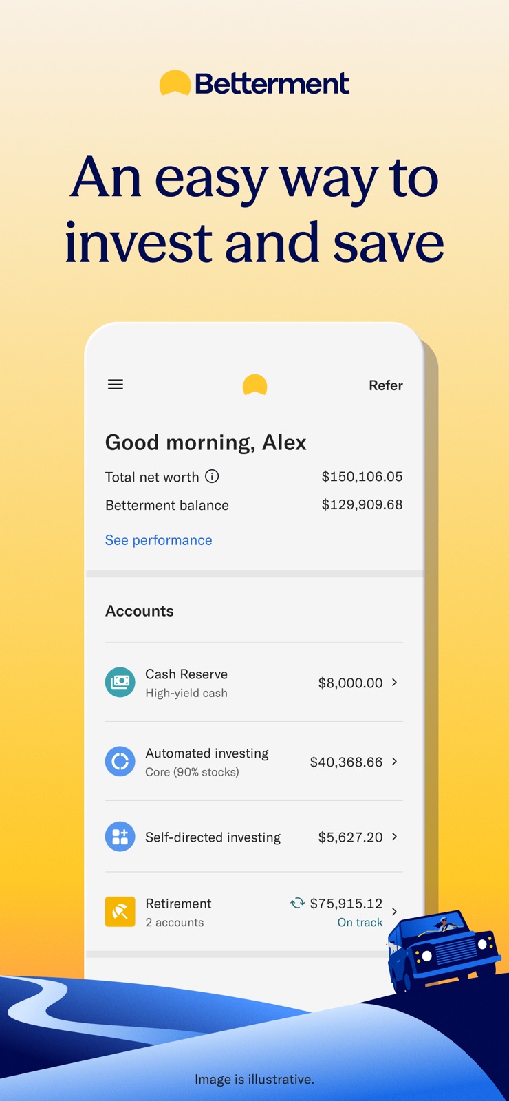 Betterment Invest & Save Money iphone screenshot 3