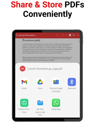PDF Reader, Editor & Scanner + iPad screenshot