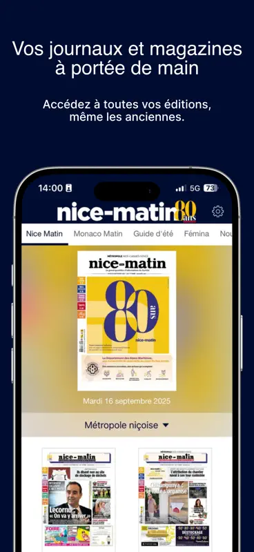 Nice-Matin Numérique screenshot 1 of 5