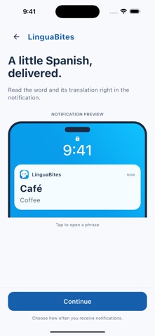 LinguaBites Screenshot 1 of 3