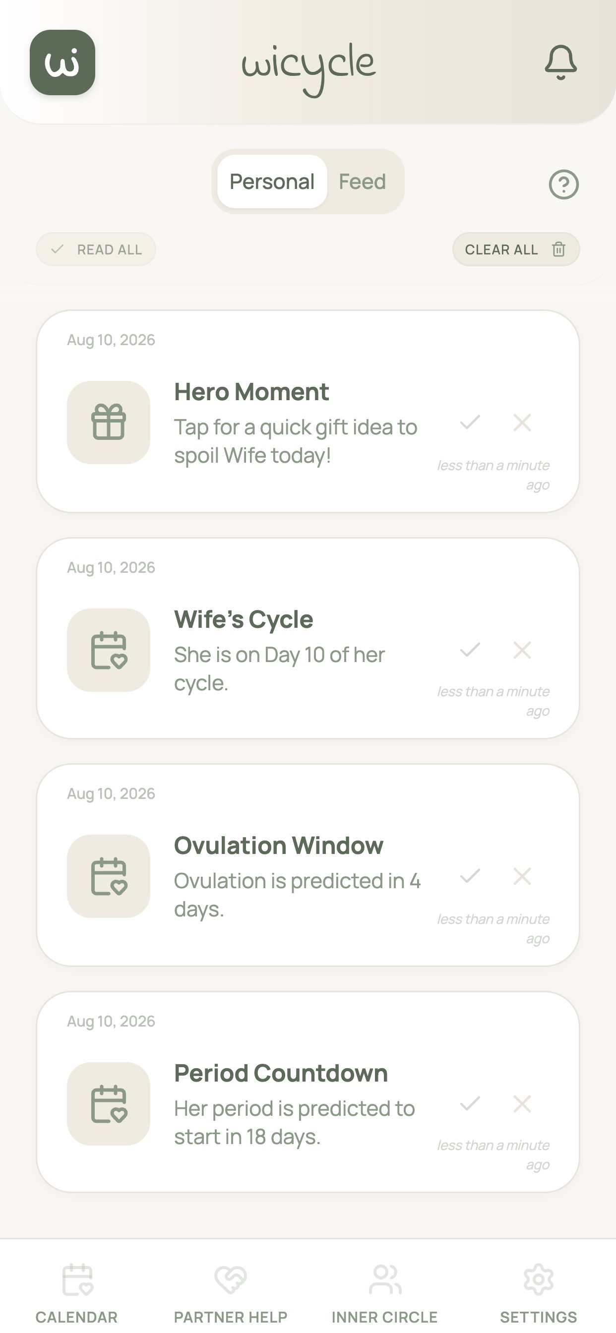 Screenshot 6 of Wicycle - Cycle Tracker