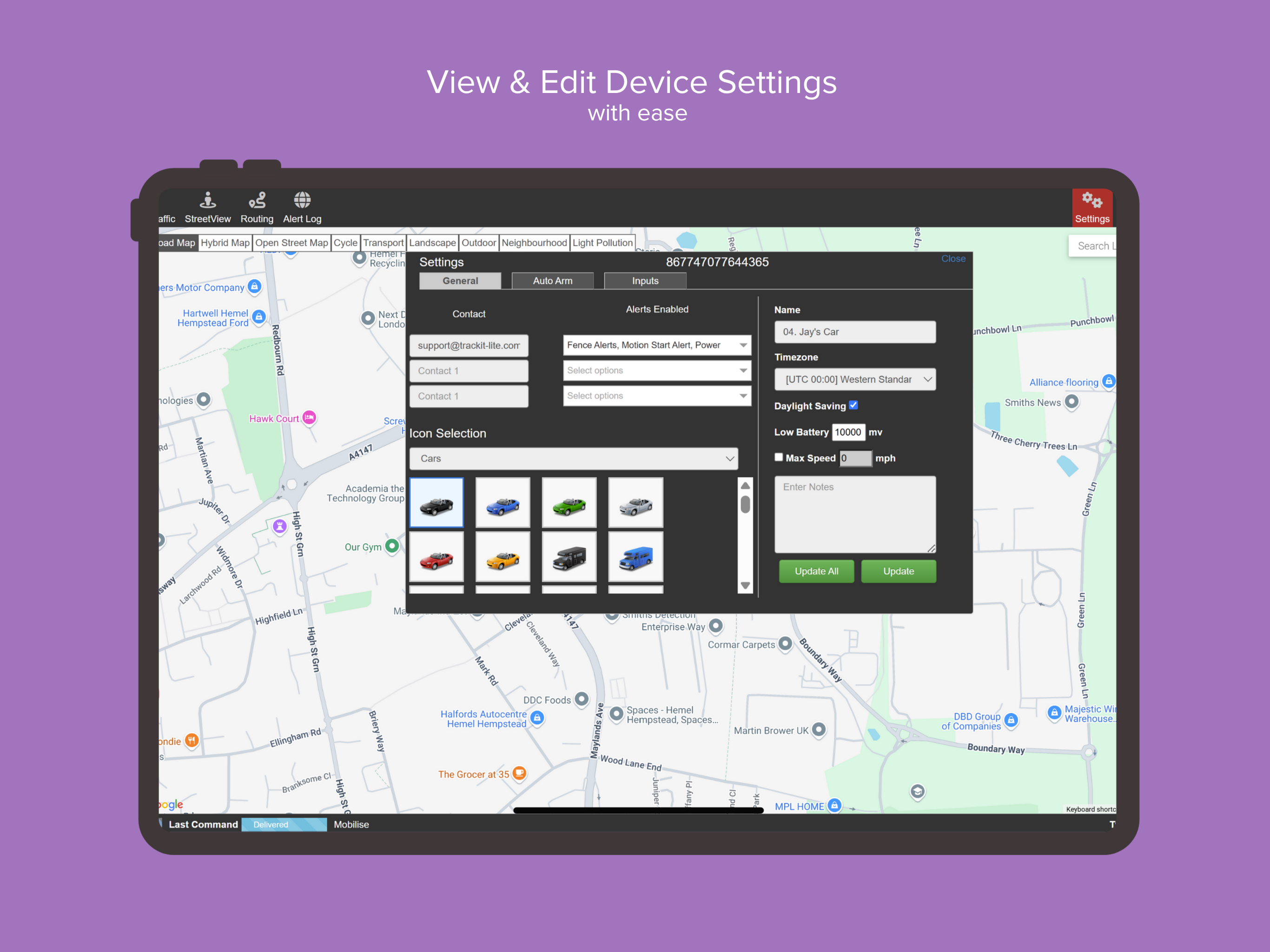 TrackitLite: GPS Tracking