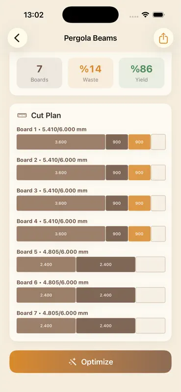 CutList Pro: Sheet Optimizer screenshot 7 of 7