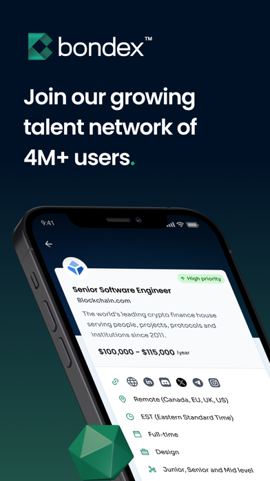 Screenshot #1 pour Bondex: Web3 jobs & community
