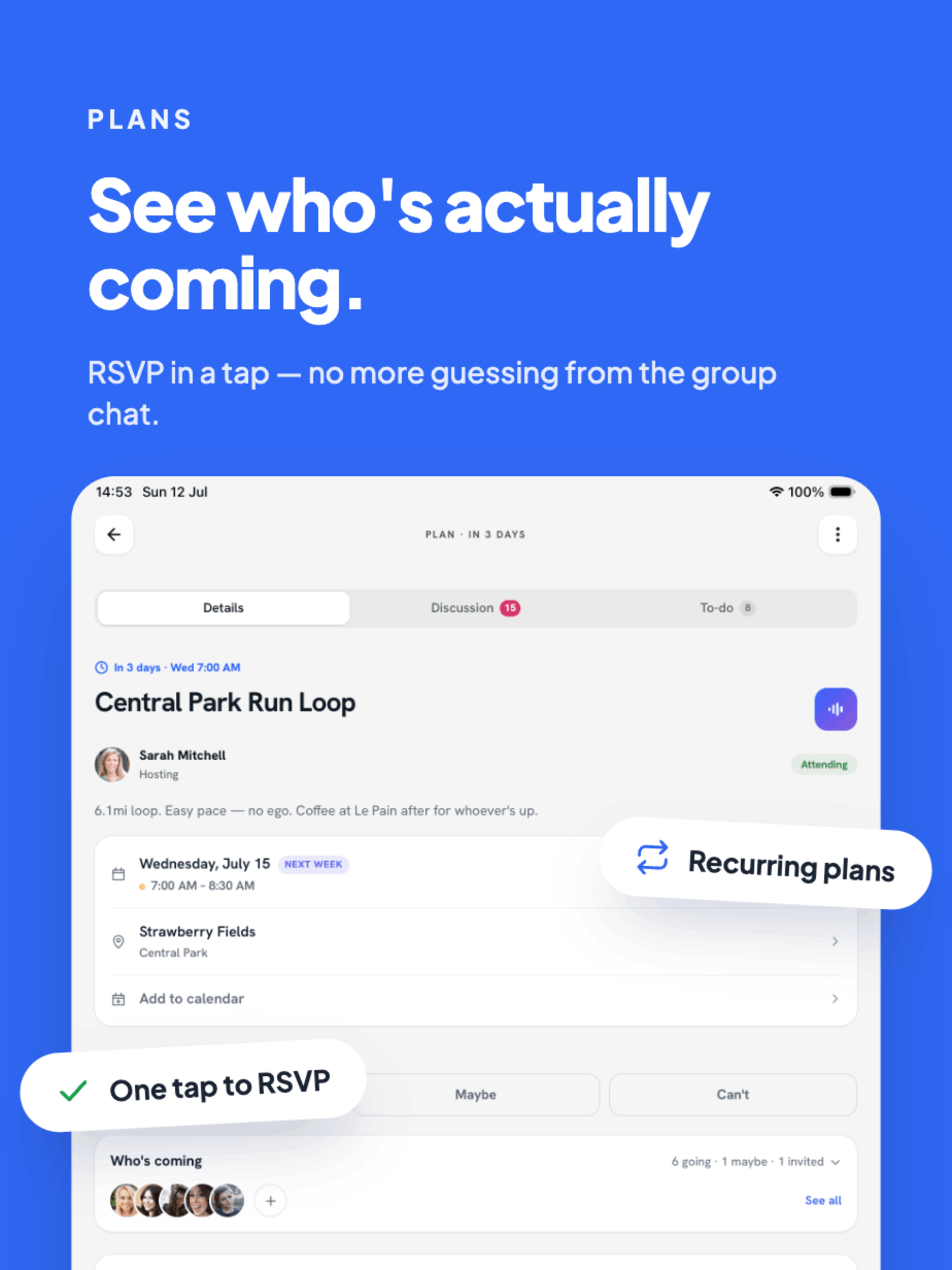 Sha: Make Plans with Friends screenshot 15