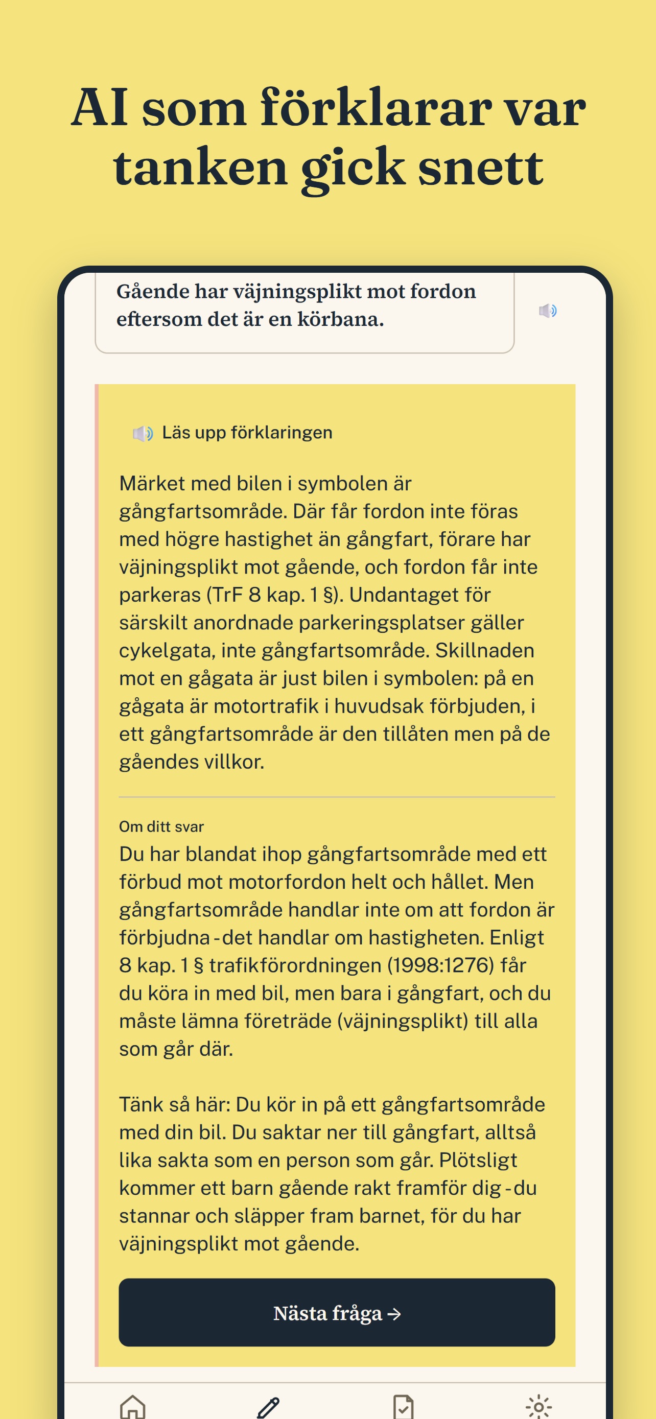 Screenshot 3 of Körkort AI – Teoriprov B