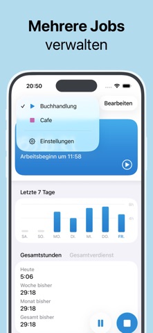 Arbeitsstunden Rechner — Screenshot 5