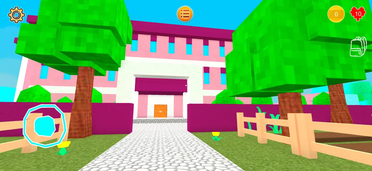Screenshot #1 pour Pink Princess House Craft Game