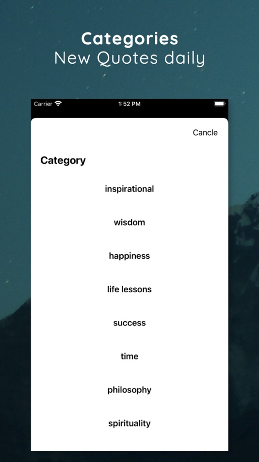 #6. Motivational Quotes - Widget (iOS) De: NextPixel apps