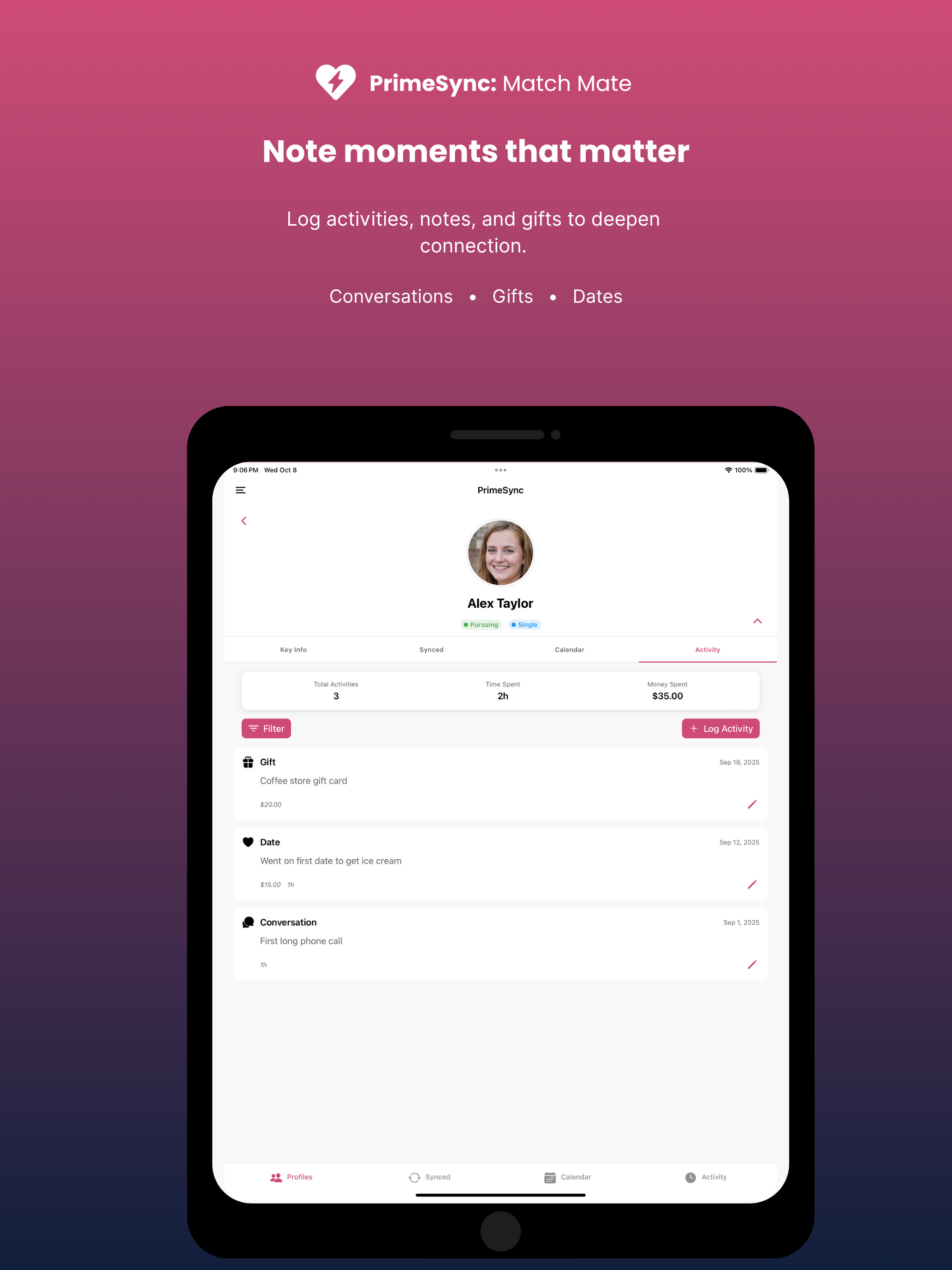 PrimeSync: Match Mate