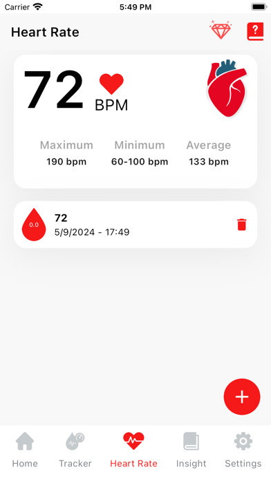 Blood Pressure Checker Appのおすすめ画像1