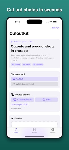 CutoutKit: Background Remover iPhone screenshot