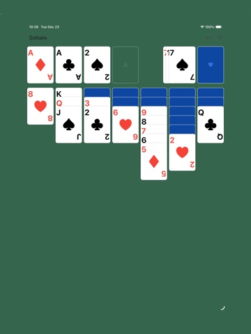 Just A Solitaire iPad screenshot