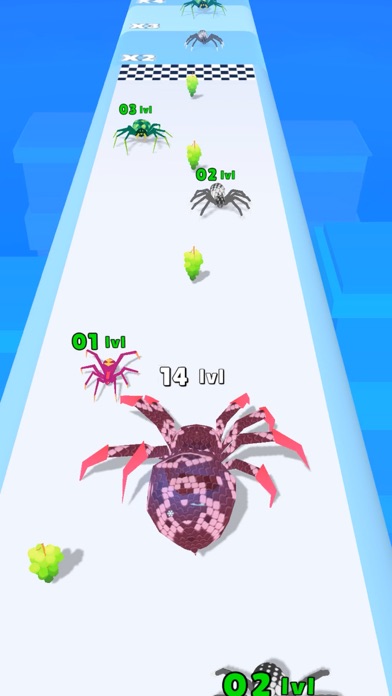 Spider Evolution: Running Game Screenshot