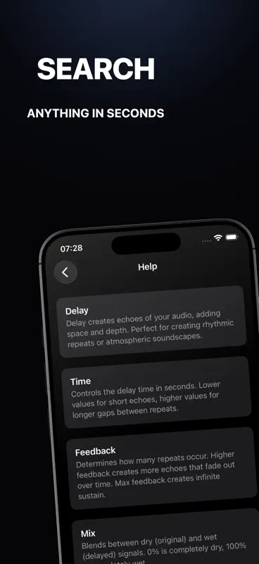 Delay Pedal: AUv3 Plugin screenshot 7 of 8
