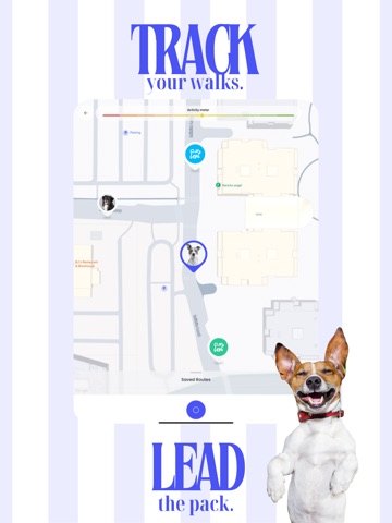 DOGES - Map & Track Dog Walks iPad screenshot