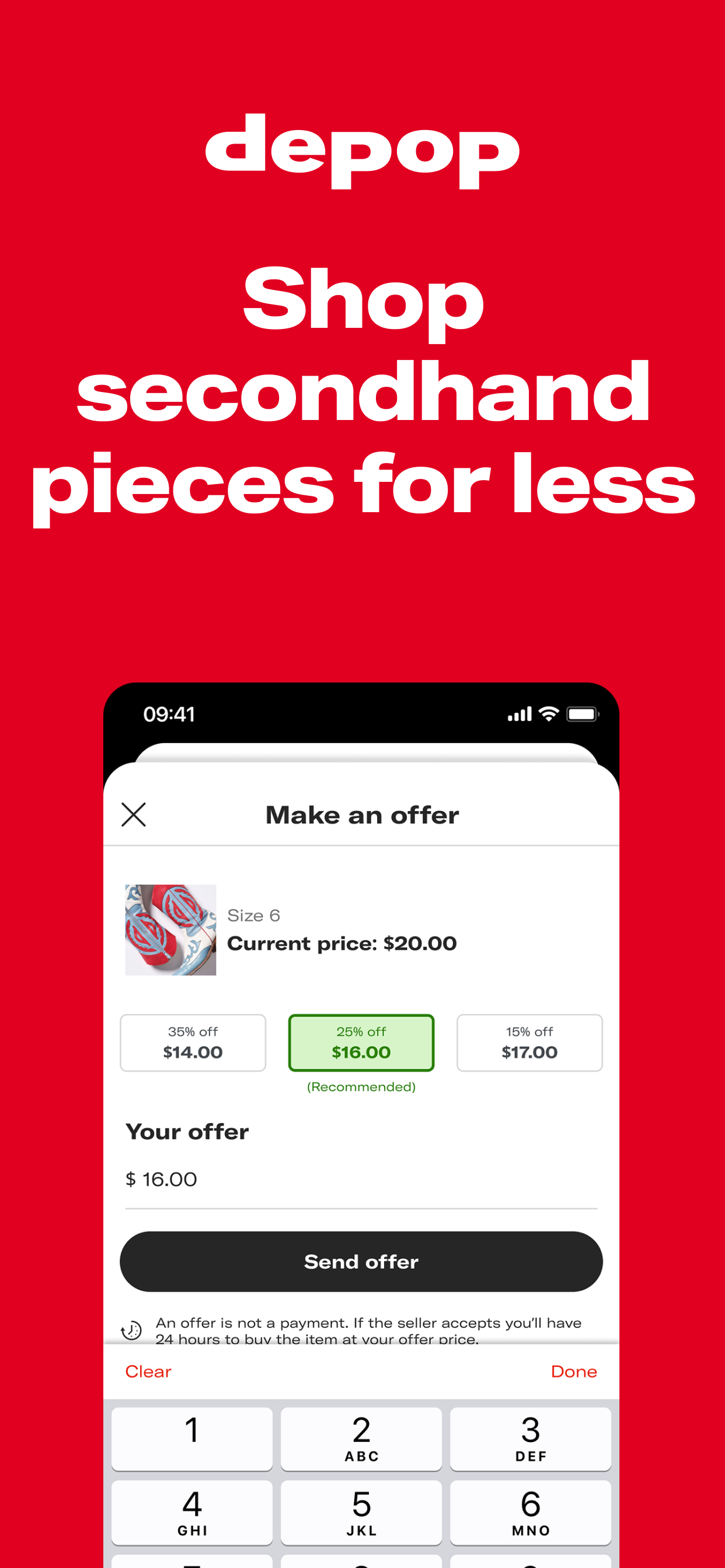 Depop - Buy & Sell Clothes store screenshot 7