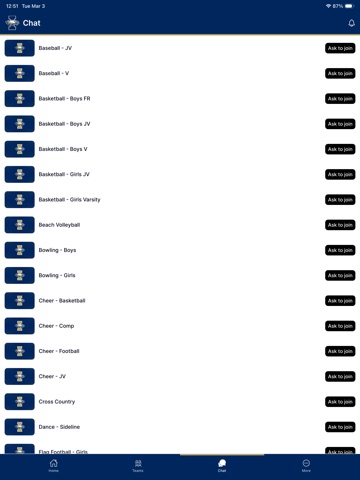 Independence Eagles iPad screenshot