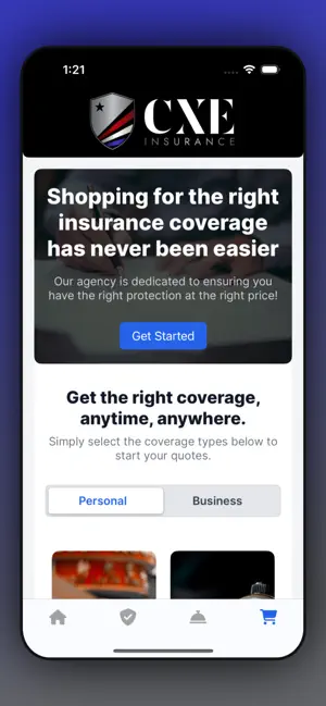 CXE Insurance screenshot 2